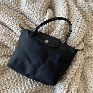 Vintage Black Mini Longchamp Le Pliage